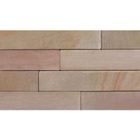 Marshalls Stoneface Sawn Veneer Smooth Autumn Bronze Walling Pack - 3 m2