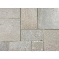 marshalls indian sandstone textured grey multi 560 x 560 x 15 25mm pav ...