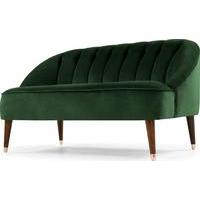 Margot 2 Seater Sofa, Forrest Green Velvet