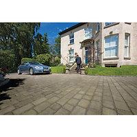 Marshalls Drivesys Split Stone Textured Grey Green Block Paving Driveway Pack - 7.22 m2