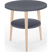 Marcos Side Table, Natural and Grey