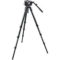 manfrotto pro single cf kit 100 with 536 cf video tripod and 509hd hea ...