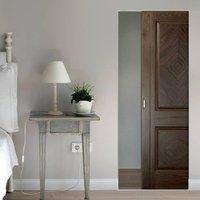 Madrid Walnut Veneer Syntesis Pocket Door with Lacquer Pre-Finishing