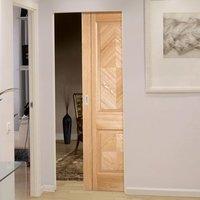 madrid oak veneer syntesis pocket door with lacquer pre finishing