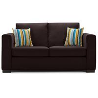 Maya Fabric 2.5 Seater Sofa Chocolate