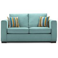 Maya Fabric 3 Seater Sofa Sky Blue