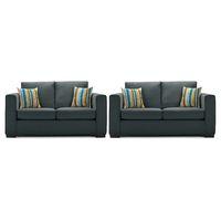Maya Fabric 3 and 2 Seater Suite Charcoal