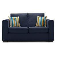 maya fabric 2 seater sofa midnight blue