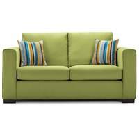 maya fabric 3 seater sofa olive