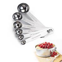 May Fifteenth 6 Stainless Steel Measuring Spoon Cup Set