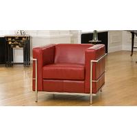 Manhattan armchair red