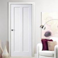 maine white primed 2 panel door