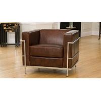 manhattan armchair brown