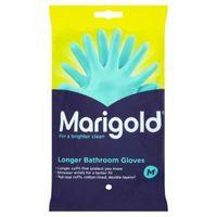 marigold medium bathroom household rubber gloves of 1