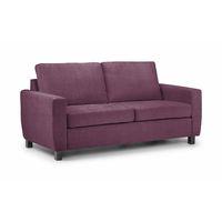 mali 2 seater fabric sofa plum