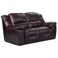 Madison 2 Seater Leather Sofa Walnut