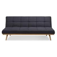 Malo Fabric Sofa Bed Luxury Black