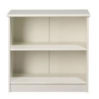 malmo white low bookcase