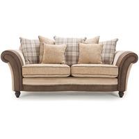 Marquis Fabric Scatter Back 2.5 Seater Sofa Caramel