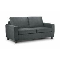 Mali 3 Seater Fabric Sofa Grey