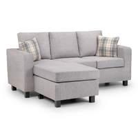 Matthew Fabric Corner Sofa Grey