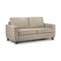 Mali 3 Seater Fabric Sofa Beige