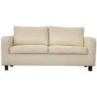 max 3 seater leather sofa cream 3 seater