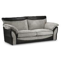 malta 3 seater sofa malta 3 seater slate and black