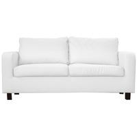 Max 3 Seater Leather Sofa White 3 Seater