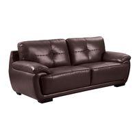 Marino 3 Seater Leather Sofa Brown