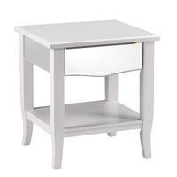 marceline mirrored side table