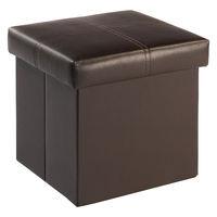 Madrid Small Ottoman Brown