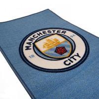 Manchester City Printed Crest Rug