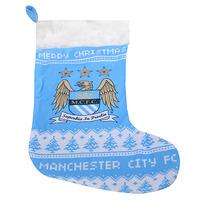 manchester city xmas nordic stocking multi colour