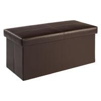 madrid large ottoman brown