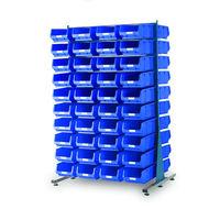 Machine Mart Xtra Topstore MDS1.5 Spacemaster TC Double Sided Bin Kit 80 x TC4 Blue 011528C