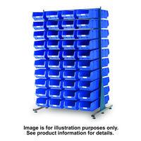 Machine Mart Xtra Topstore MDS1.5 Spacemaster TC Double Sided Bin Kit 28 x TC6 Blue 011532C