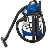 Machine Mart Xtra Draper WDV20ASS 20l Wet and Dry Vacuum Cleaner (230V)