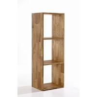 Maxio Solid Oak 3 Cube Display Stand