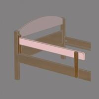 Maximus Antique Mini Safety Rail with Pink