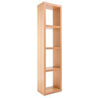 Maine Narrow Bookcase Beech Effect