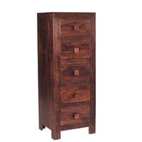 Mango Wood 5 Drawer Chest