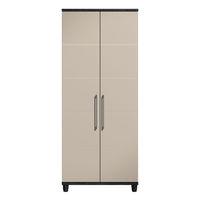 Marlena 2 Door Wardrobe Black and Pale Grey