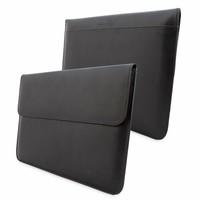 Macbook 13 Case, Snugg - Black Leather MacBook Air & Pro 13 Inch Sleeve [Lifetime Guarantee] Protective Cover for Apple Macbook Air 13 and Macbook Pr