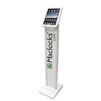 maclocks brandme stand with executive enclosure for ipad 1234 white