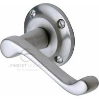 Malvern Round Rose Latch (Set of 2) Finish: Satin Nickel