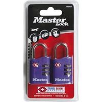 masterlock ry92815 2mm x 30mm abs tsa combi padlocks