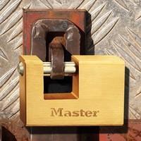Master Lock 607EURD 76mm Brass Rectangular Padlock