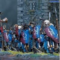 mantic games kings of war undead skeleton horde 40