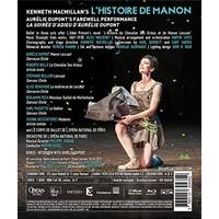 Macmillan:Histoire De Manon [Aurelie Dupont; Le Corps de Ballet de L\'Opera National de Paris , Martin Yates] [Belair Classiques: BAC435] [Blu-ray]